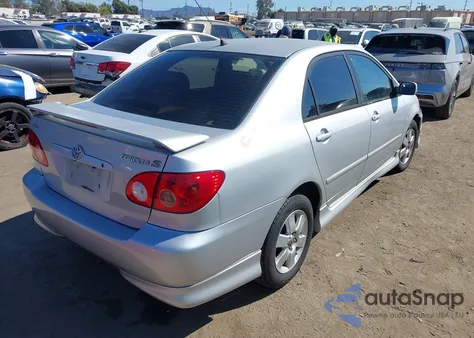 2005 Toyota Corolla S z USA, uszkodzony, nr VIN 1NXBR32E75Z396593